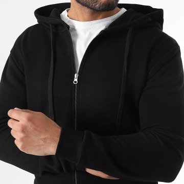 LBO - Sweat Zippé Capuche Classic 3512 Noir