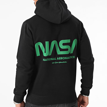 NASA - NASA Futuristische Hoodie Zwart Groen