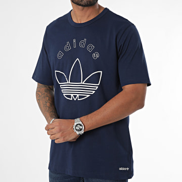 Adidas Originals - Tee Shirt GRFX IX9598 Bleu Marine