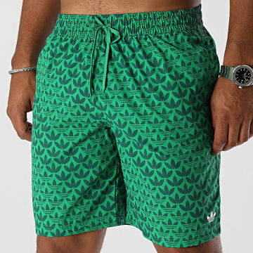 Adidas Originals - Short De Bain Monogram IV8306 Vert