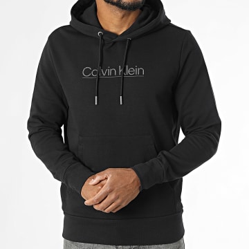 Calvin Klein - Verhoogde lijn logo hoody 3576 Zwart