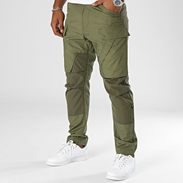 G-Star - Normale 3D Tapered 3.0 Cargo Broek D25185-C973 Kaki Groen