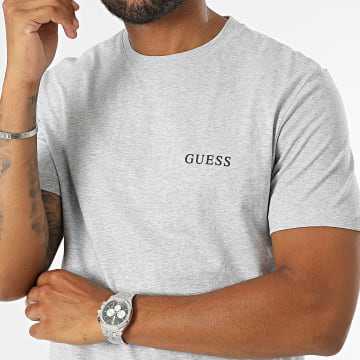 Guess - Tee Shirt U4BM03-KCAM1 Gris Chiné