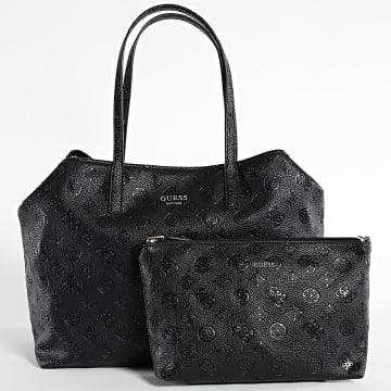 Guess - Lot Sac A Main Et Pochette Femme Vikky II PG931829 Noir