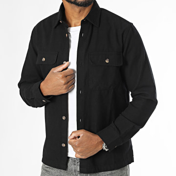 Jack And Jones - Darren Flanellen Overhemd Zwart