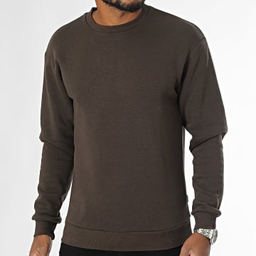 Jack And Jones - Bradley Ronde Hals Sweat Bruin