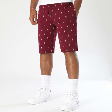 Polo Ralph Lauren - Pantaloncini da jogging All Over Player Bordeaux