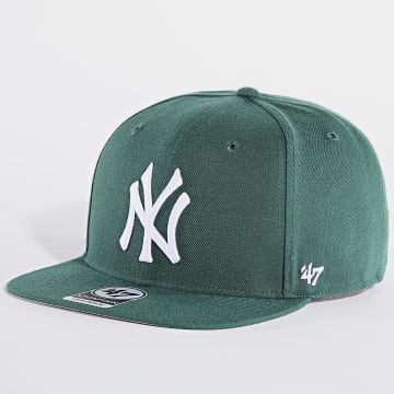 '47 Brand - Casquette Snapback Captain NY Vert Foncé