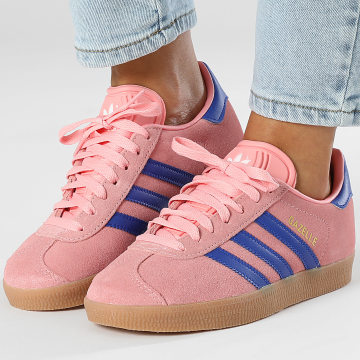 Adidas Originals - Baskets Femme Gazelle JI2077 Semi Pink Spark Lucid Blue Gum 2