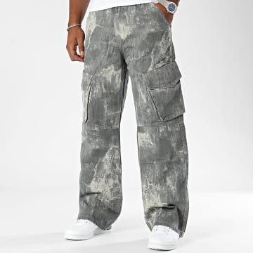 Frilivin - Pantalon Cargo Baggy Gris