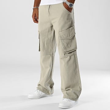 Frilivin - Pantalon Cargo Baggy Beige