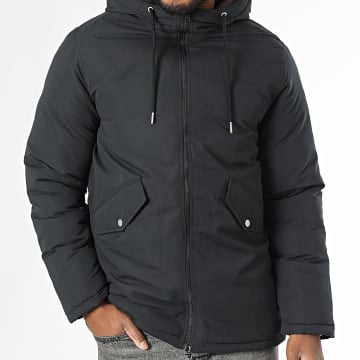 Jack And Jones - Loop Parka met Capuchon Zwart