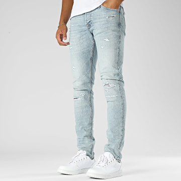 Jack And Jones - Glenn Slim Jeans Blauw Was