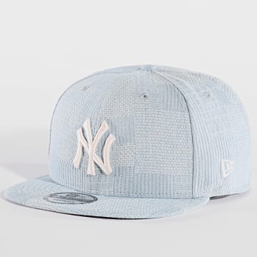 New Era - Snapback Cap Denim Patchwork 9Fifty NY 60573366 Blue Wash