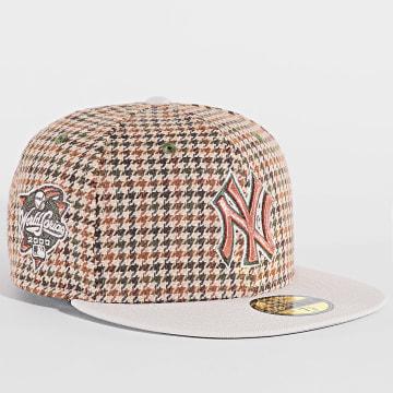 New Era - Houndstooth pet 59Fifty NY 60573406 Beige