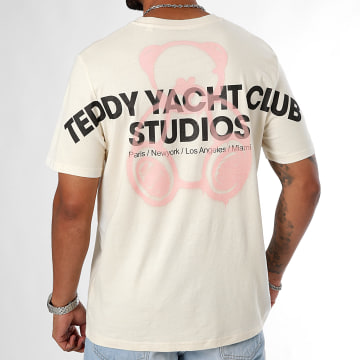 Teddy Yacht Club - Tee Shirt Oversize Large Studios Full Beige