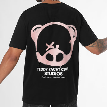 Teddy Yacht Club - Tee Shirt Oversize Large Studios Head Noir