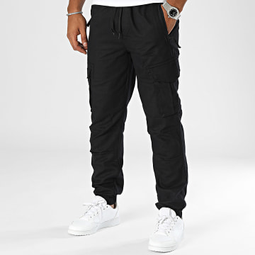 Frilivin - Pantalon Cargo Noir