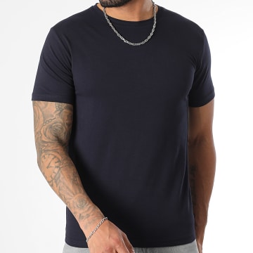LBO - Navy 3518 T-shirt met ronde hals