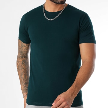 LBO - Tee Shirt Col Rond 3519 Vert Bouteille