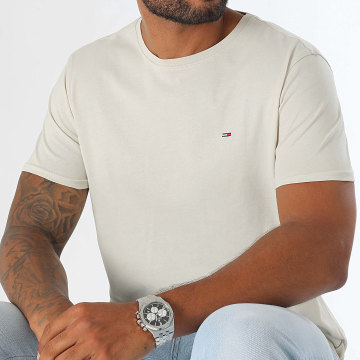 Tommy Jeans - Tee Shirt Slim Jersey 4411 Beige