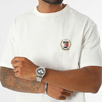 Tommy Jeans - Tee Shirt Crest Flag 9687 Beige