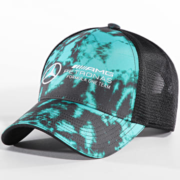 AMG Mercedes - MAPF1 Tie Dye Trucker Cap 701227112 Lichtgroen Zwart