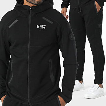 Comme Des Loups - Ensemble De Survetement Keyzer Unis Noir