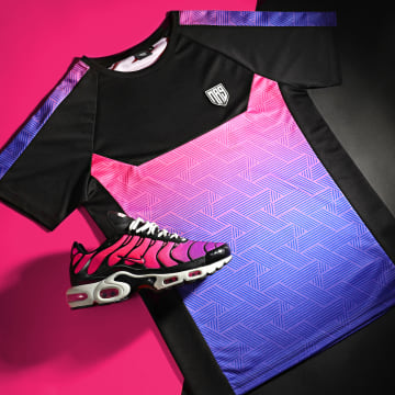 MA9 Mafia Nueve - Camiseta Gradiente Electric Night Negra