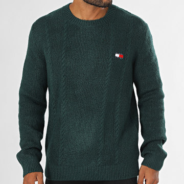 Tommy Jeans - Kabeltrui 9440 Groen