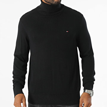 Tommy Hilfiger - Pull Col Roulé Pima Cotton Cashmere 8048 Noir