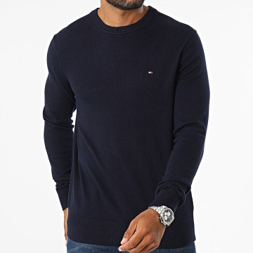 Tommy Hilfiger - Pima Organic Cotton Cashmere 8046 Navy Trui