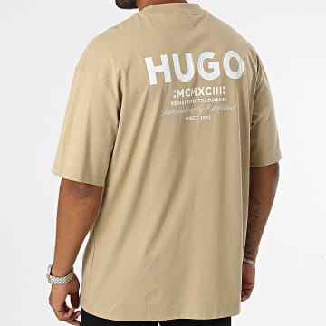 Hugo Blue - Tee Shirt Oversize Nalono 50509776 Beige