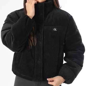 Calvin Klein - Chaqueta de pluma para mujer 4620 Negro