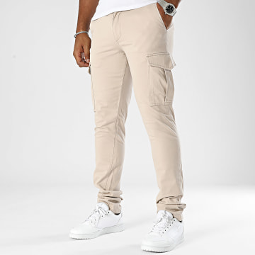 Jack And Jones - Marco Santiago Slim Cargo Broek Beige