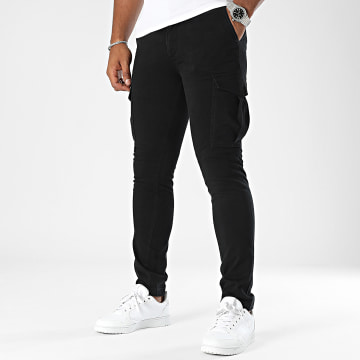 Jack And Jones - Marco Santiago Slim Cargo Broek Zwart