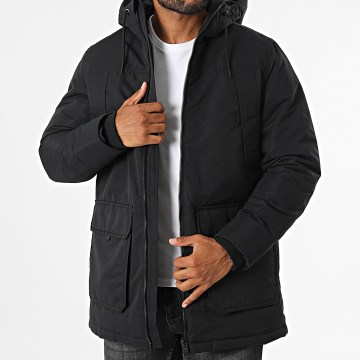 Jack And Jones - Construct Parka met Capuchon Zwart