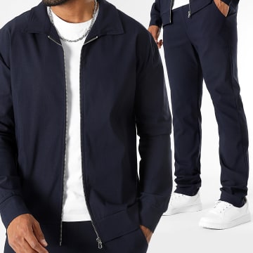LBO - Ensemble Veste Zippée Et Pantalon 1460 Bleu Marine
