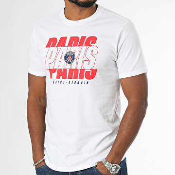 PSG - Tee Shirt Paris Saint-Germain P24077C Blanc