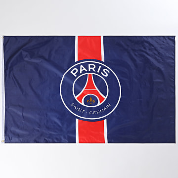 PSG - Bandera con logotipo grande P24183 Azul marino