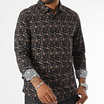 Teddy Smith - Barclay Shirt Lange Mouw 10716985D Zwart