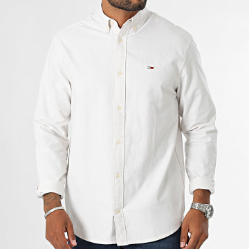 Tommy Jeans - Camicia a maniche lunghe Entry Oxford 9134 Beige