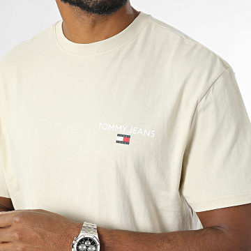 Tommy Jeans - Camiseta Reg Linear 9691 Beige