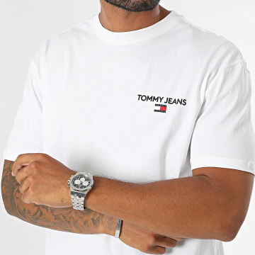 Tommy Jeans - Maglietta Reg Linear 9691 Bianco