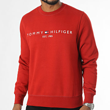 Tommy Hilfiger - Tommy Logo Sudadera cuello redondo 1596 Rojo