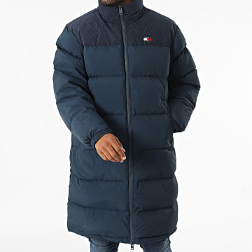 Tommy Jeans - Cord Mix Alaska 0605 Cappotto lungo blu navy