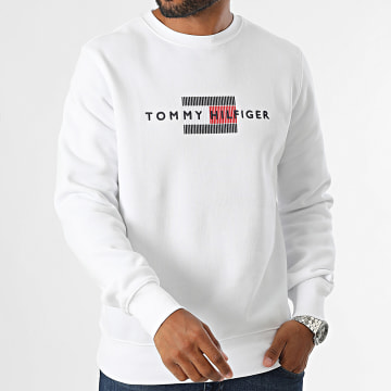 Tommy Hilfiger - Sweat Crewneck Flag Embro 5541 Blanc