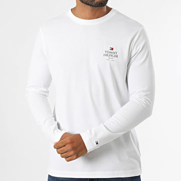 Tommy Hilfiger - Stack 6501 Camiseta blanca de manga larga