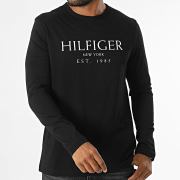 Tommy Hilfiger - T-shirt a maniche lunghe Big Hilfiger 6502 Nero