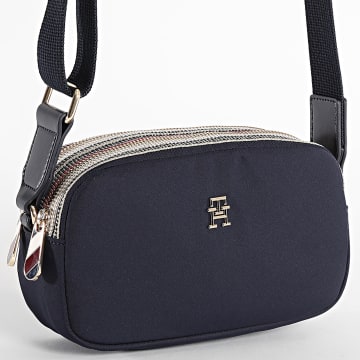 Tommy Hilfiger - Borsa da donna Poppy Camera 6483 Blu Navy Oro